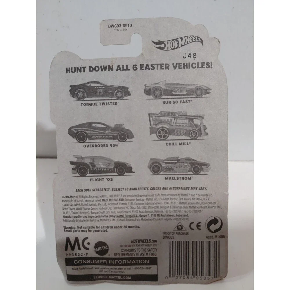 NIP Hot Wheels Easter 2017 1:64 Die Cast Flight 03 Hot Hatchback